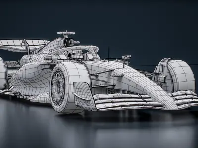  Kick Sauber F1 C45 2025 Formula 1 Race Car 