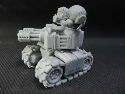 CHIBI-TECH SD - COLONIAL MK II HATCH GUNNER 3D print model