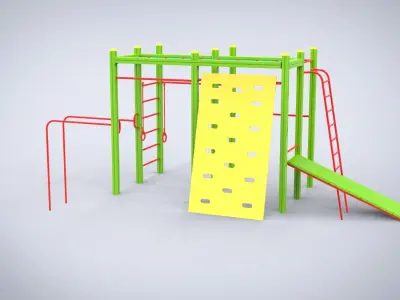Playground for kids 3D model 3