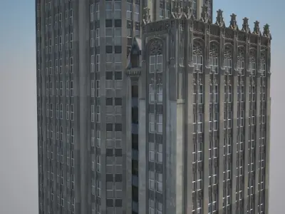 Chicago Tribune Building 3D model