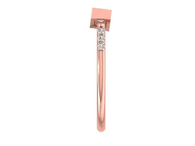 Women Light Weight Band Ring 3D print model 19