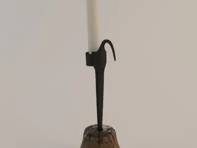 1800s Candelabra 3D model