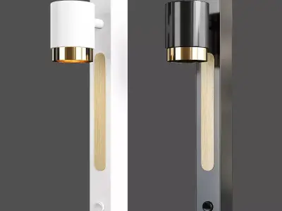 GRID WALL Low-poly 3D model