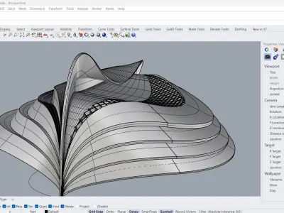 Parametric Shopping complex Architecture 3D model
