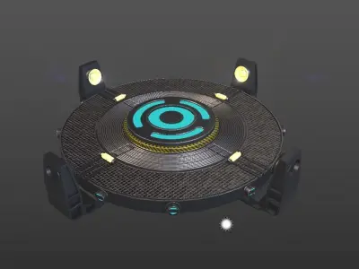 SCI-FI PLATFORM 3 3D model
