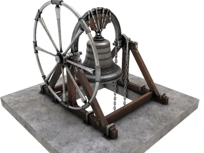 Bell model metal 3D model