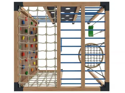 Playground wood 3D model