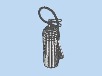 Fire Extinguisher - Type 1 3D model