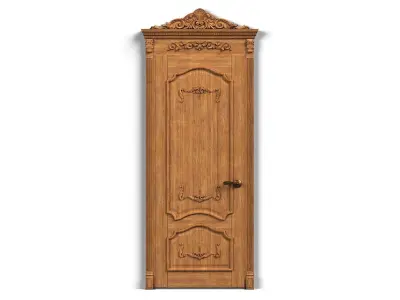 Door0005 antonio door with ornate carvings 3D model