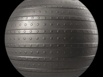 Metal Materials 63- Metal panels By Painting - Pbr 4k Seamless Texture