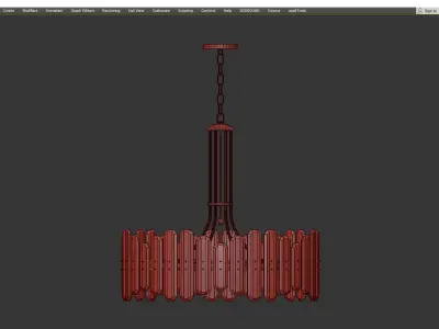 Crystorama Bolton Chandelier Low-poly 3D model