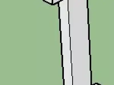 Picket Fence Pack Low-poly 3D model