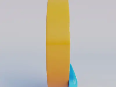 Rolling On The FLoor Laughing 3D Emoji Low-poly 3D model