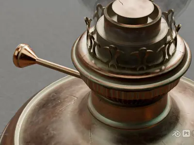 Old Lamp Free 3D model