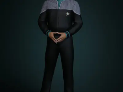 DS 9 Julian Bashir For G8M 3D model