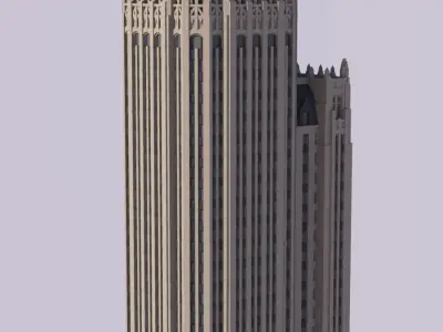 Tribune Tower 3D print model