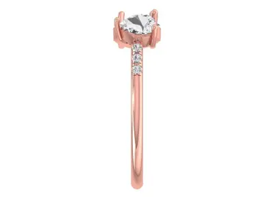 Women Light Weight Band Ring 3D print model get