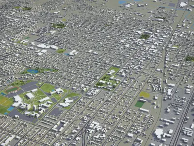 Greeley  Low-poly 3D model