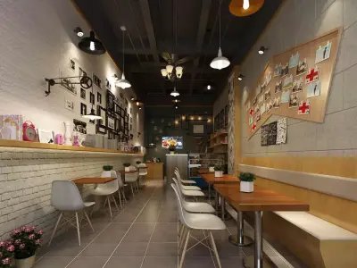 Business - Food Beverage 7-056 3D model