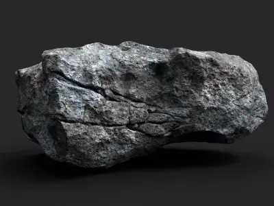 Rock 16-1 Low-poly 3D model