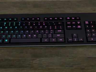 Rgb keyboard  3D model