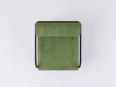 VELVET GREEN CHAIR Free 3D model
