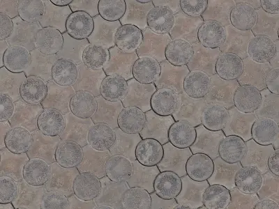 Old Pavement Tiles Texture