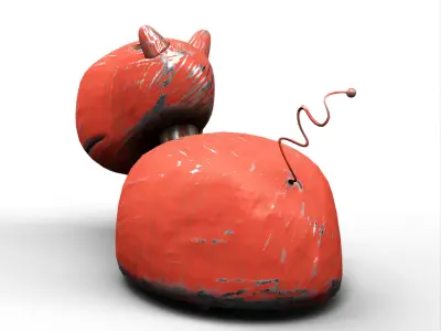 Metal Toy Dog 3D model