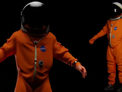 SPACE SUIT 3D MODEL Low-poly 3D model
