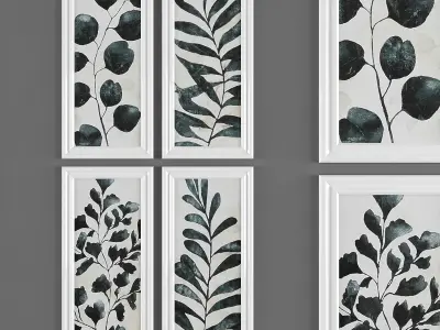 Collection of Picture Frames - 20 sets  3D Model Pack shop