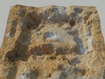 Planet Surface 3D model 3D model