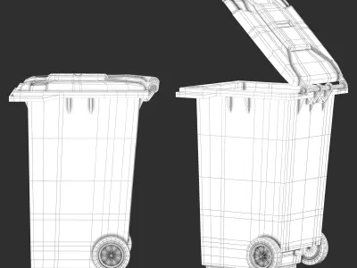 Dustbin Weber 3D model