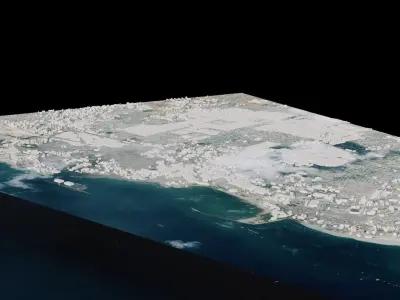 Mogadishu - Somalia 3D model