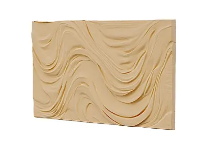 decor set wall panel relief mural CNC 21 3D print model purchase