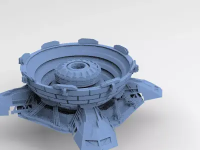 Halo Forerunner Inspired Energy Pilon 3D model purchase