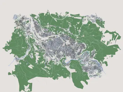 Bilbao City Spain 3D model