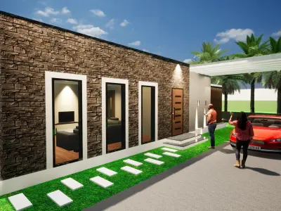 MODERN HOUSE 3D print model