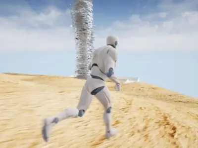 Futuristic Skyscrapers Steel - Game Ready Low-poly 3D model