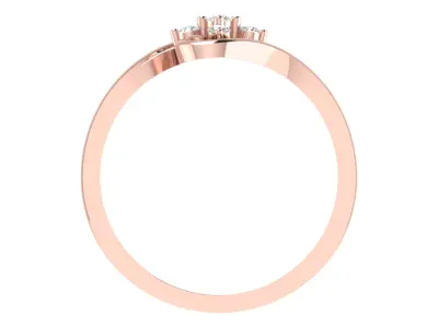 Women Ring  Render 3dm STL OBJ FBX Details 3D print model 244