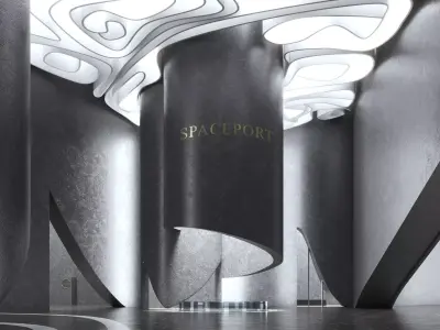 Concept hall inteiror 01 3D model