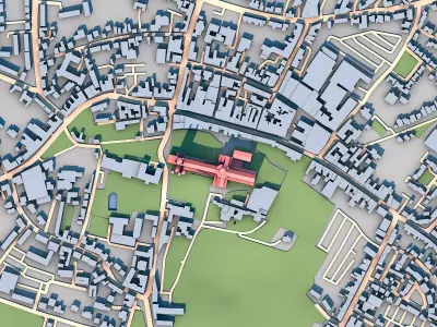 Ely Cathedral Cambridgeshire United Kingdom 3D model