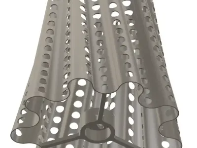 Lamp shade 3D print model