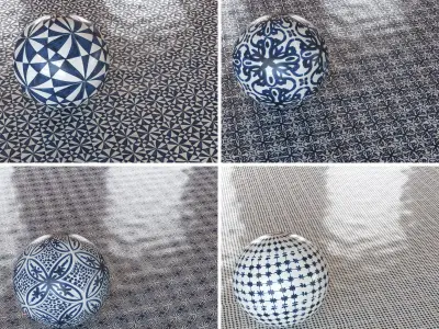 Marazzi Memoria Decorative Tile - Tappeto Decors -Set of 13 Texture