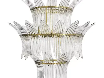 Noir King Chandelier Low-poly 3D model