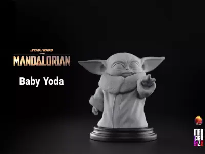Baby Yoda - Star Wars The Mandalorian 3D print model