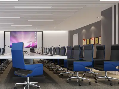 Room Company Modern Meeting 3D model