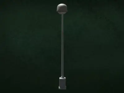 Lamp Street Light Post Series ModernUrbanLux LT2 N1 Group2 3D model