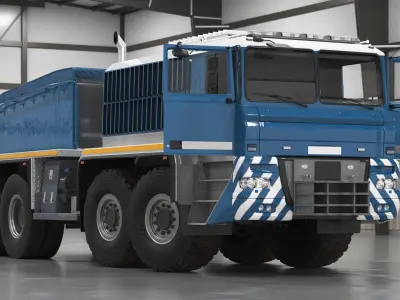  Heavy Hauler for Transporting Heavy Goods Rigged 