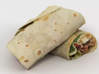 Sandwich Wrap 3D model
