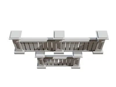 3D Concrete Balustrade 3D print model
